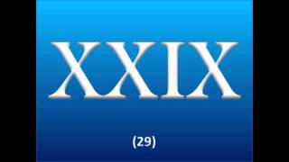 Roman Numerals  1 to 50 [upl. by Navek]