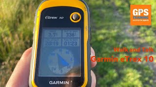 Walk with an Outdoor GPS unit  Garmin eTrex 10 [upl. by Bundy]