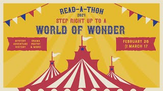 ReadAThon 2024 Step Right Up to a World of Wonder [upl. by Yehudi628]