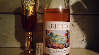 Kristof 2023 Estate Grown Rose Of Pinot Noir [upl. by Emie]