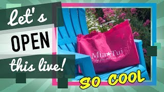 Mia Tui Bags Live Unboxing [upl. by Anelis]