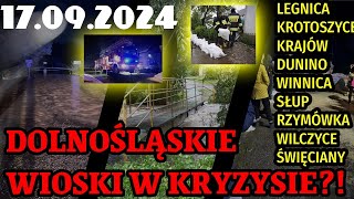 Dolnośląskie wioski walczą z żywiołem Raport z POWODZI 16092024 [upl. by Blynn22]