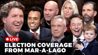 Tucker Carlson Election Night LIVE From MaraLago With Special Guests [upl. by Martino]