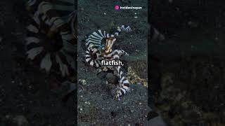 The mimic octopus 🐙mimicry ocean facts octopus [upl. by Htebiram]