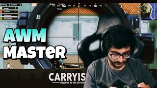 AWM MASTER CarryMinati Playing BGMI Crazy Gameplay Ever [upl. by Worl927]