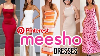 Huge 🎀 Meesho Dress Haul  Bodycon coordset Short Dress [upl. by Seldun263]