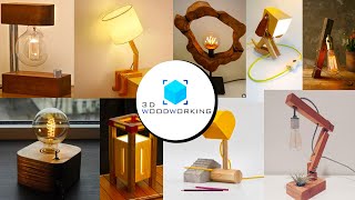 30 Woodworking Desk Lamps Ideas  30 Woodworking Desk Lamps DIY Projects [upl. by Ahseinaj78]