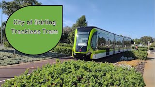 City of Stirling Trackless Tram  Public Trial [upl. by Carolee]