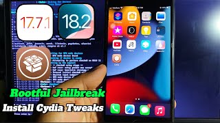 Jailbreak Rootful iOS 1821771  iOS 15 with Palen1x  Install Cydia Tweaks on iOS 1821771 [upl. by Ayana]