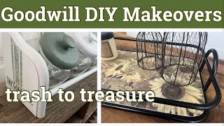 Goodwill Makeovers Trash to Treasure DIY Home Decor [upl. by Parik]