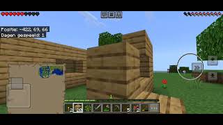 Minecraft Aflevering 1 Het Huisje bouwen [upl. by Inkster33]