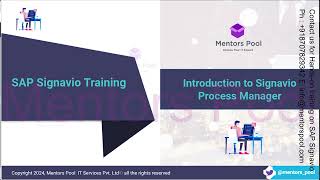 SAP Signavio Training  Signavio Process Manager  Signavio Tutorial  Signavio BPMN Mentors Pool [upl. by Ahk12]