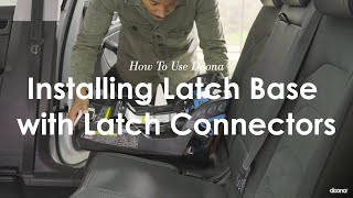 How to install the LATCH base with LATCH base connectors  Doona  Car Seat amp Stroller [upl. by Ellery]