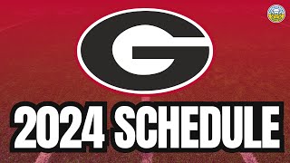 2024 Georgia Football Schedule Preview GAMEBYGAME ANALYSIS [upl. by Notniv]