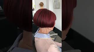 Inverted bob haircut transformation by vivyan Hermuz  haircut tutorial  bob hairstyle  haircut [upl. by Lam303]