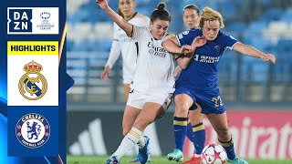 HIGHLIGHTS  Real Madrid vs Chelsea  UEFA Womens Champions League 202324 [upl. by Esiled]