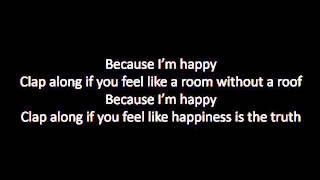 Pharrell Williams  Happy Lyrics [upl. by Barbur926]