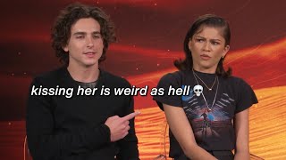 Timothée Chalamet being smooth and funny with women for 5 minutes straight  Part 2 [upl. by Aleyak]