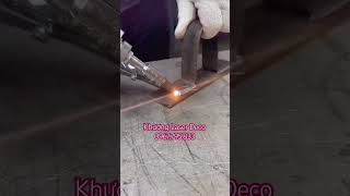 Laser Deco Welding maycokhideco hanlaser laserwelding [upl. by Main490]