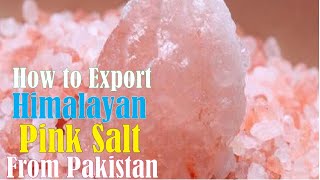 How To Export Himalayan Pink Salt From Pakistan  Himsa International [upl. by Enajharas]