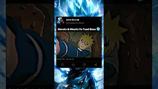 Naruto amp Minato Vs Toad Boss 🥶  shorts shortvideo naruto narutoshippuden minato viral [upl. by Toby]