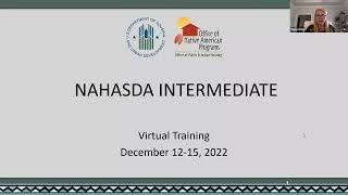 NAHASDA Intermediate  December 12 2022 [upl. by Virgil]