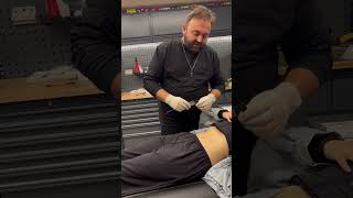 Belly Piercing işlemi gebze piercing bellypiercing [upl. by Hillinck]