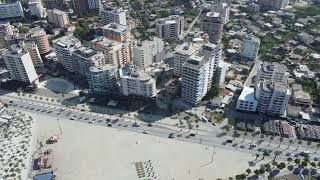 Lungomare Vlorë  Albania Drone Footage 4K [upl. by Alikat]