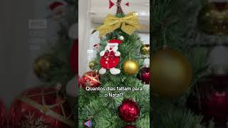 Quantos dias faltam para o Natal merrychristmas natal2024 [upl. by Brunhilda]