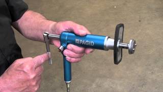 How to Use Air Operated Piston Wind Back Tool  Euro Car Parts [upl. by Koffler]