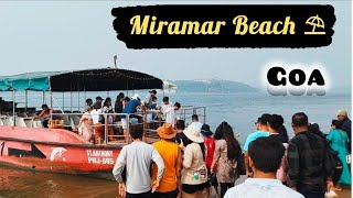 Miramar Beach  Dolphin Tour Panjim  Cruise  popular beach in Goa [upl. by Naols]