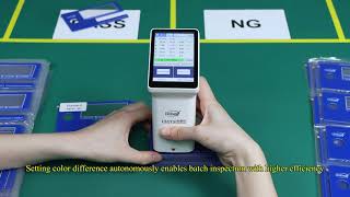 How to use handheld colorimeterLinshang LS173 Colorimeter feature and operation [upl. by Dayna522]