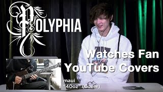 POLYPHIA Guitarist Watches Fan YouTube Covers  MetalSucks [upl. by Clarhe]