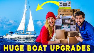 Our Biggest Ever Upgrade  Sailing Florence Refit Ep179 [upl. by Shiller356]