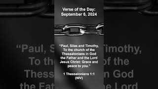 Ambassador in Chains  Verse of the Day  September 6 2024 verseoftheday [upl. by Natividad]