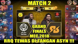 Grand Finals MEC 2018  RRQO2 vs AirAsia Saiyan Match 2 Mobile Legends [upl. by Farrar]