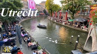 Walking Tour of Utrecht Netherlands  September 2021 4k 60fps [upl. by Elleoj478]