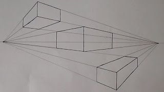 How To Draw In Two Point Perspective  Easy [upl. by Mooney]