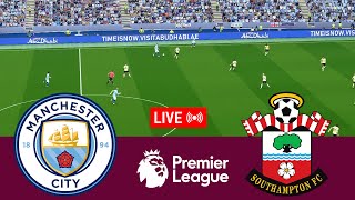 LIVE Manchester City vs Southampton Premier League 2425 Full Match  Video Game Simulation [upl. by Chura]