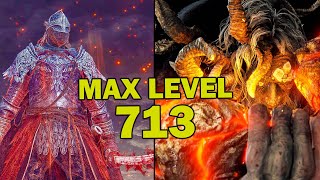 Elden Ring  MAX LEVEL 713 VS Bosses Gameplay [upl. by Nigrom]