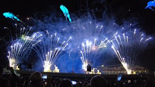 Madeira FIREWORKS 2024  Full Show  View from Praça do Povo Funchal [upl. by Esinal]