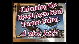 Unboxing the Revell 1970 Ford Torino Cobra in 125 scale [upl. by Annais433]