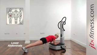 Vibration Plate Exercises  How To Work Lower Abdominals On A Vibration Plate [upl. by Krys475]