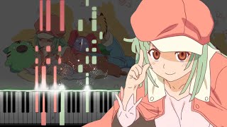 Renai Circulation「恋愛サーキュレーション」 Bakemonogatari 「化物語」OP 4 Piano Synthesia [upl. by Rolecnahc461]