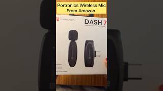 Portronics Wireless Mic With TypeC Receiver 👍ytshorts trending portronicswirelessmic [upl. by Juieta]