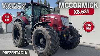 MCCORMICK X8631  największy ciągnik od marki McCormick  Prezentacja  test ciągnika [upl. by Inva330]