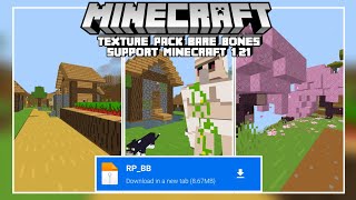 Bare Bones Texture Packs For Minecraft PEBE 121 [upl. by Lanuk]