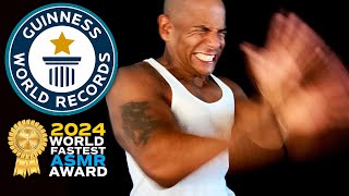 ‼️BREAKING The FASTEST ASMR World Record EVER 2024 [upl. by Rosco]