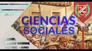 CIENCIAS SOC  REBELIONES Y CONSPIRACIONES EN EL PERÚ  LA CORRIENTE LIBERTADORA DEL SUR  3RO SEC [upl. by Rudd]