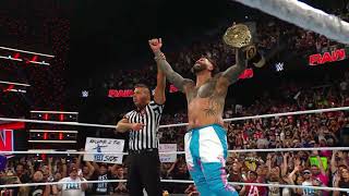 OMG JEY USO WINS THE INTERCONTINENTAL TITLE INITIAL REACTION WWE RAW News [upl. by Petrie]